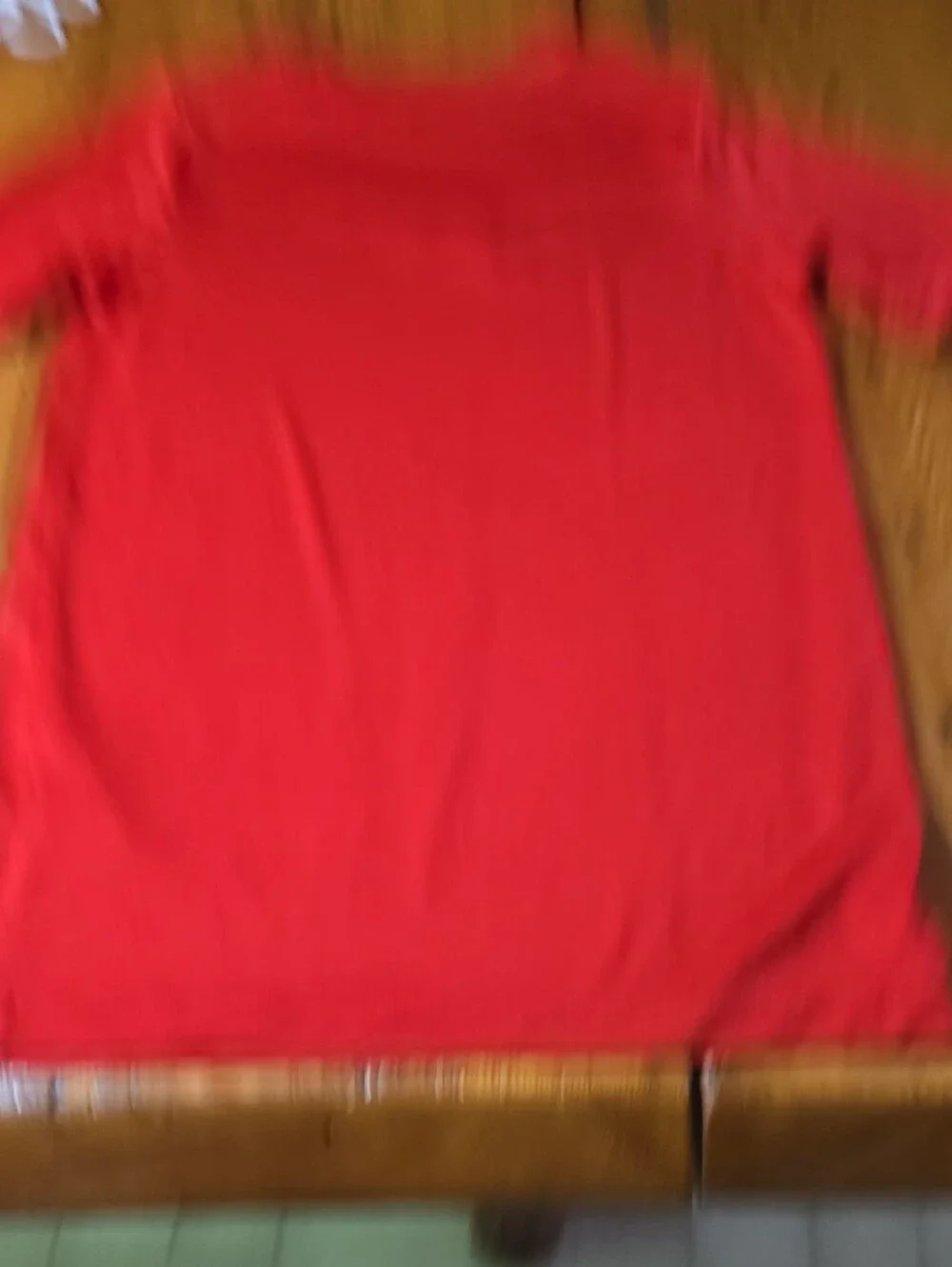 Nike Red Short Sleeve Tee with White Swoosh Sz Xl Dri Fit